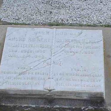RASMUSSEN Amund Reinert G. 1906-1949 &amp; Catharina Maria E. JANSE VAN RENSBURG 1898-