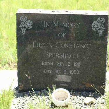 SPERSHOTT Eileen Constance 1915-1958