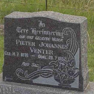 VENTER Pieter Johannes 1876-1952