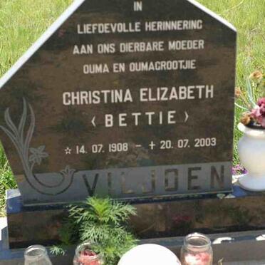 VILJOEN Christina Elizabeth 1908-2003