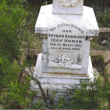 HUMAN Petrus Arnoldus Izak 1837-1925