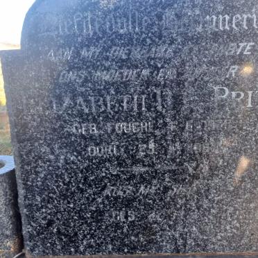 BRITS Elizabeth ? nee FOUCHE 1??4-?