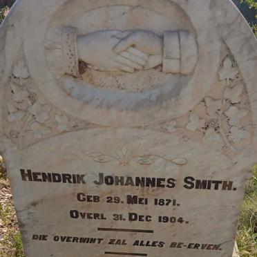 SMITH Hendrik Johannes 1871-1904