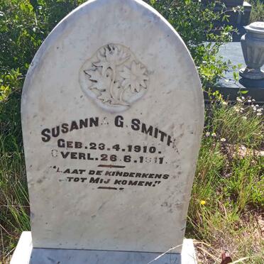 SMITH Susanna G. 1910-1911
