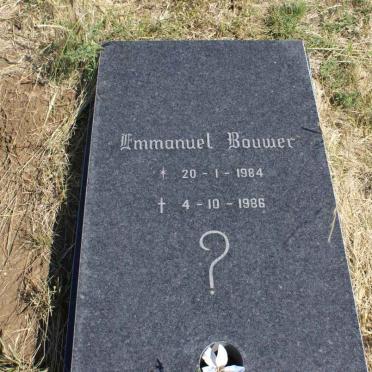 BOUWER Emmanuel 1984-1986