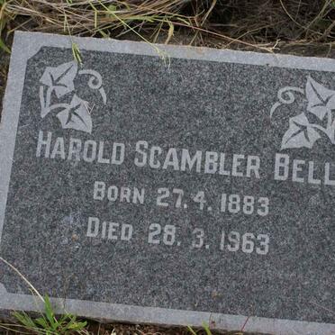 BELL Harold Scambler 1883-1963