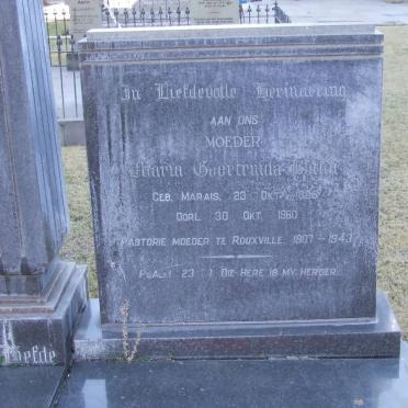 BOTHA Maria Geertruida 1885-1960