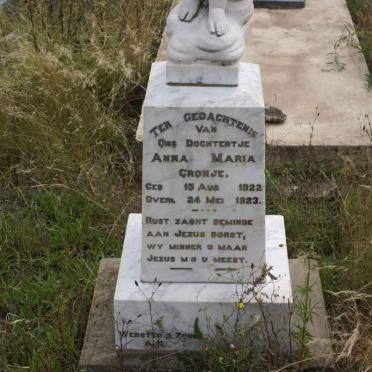 CRONJE Anna Maria 1922-1923