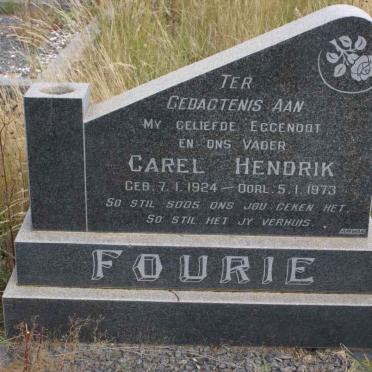 FOURIE Carel Hendrik 1924-1973