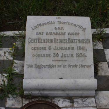 HOLTZHAUSEN Gert Hendrik Reinier 1861-1936