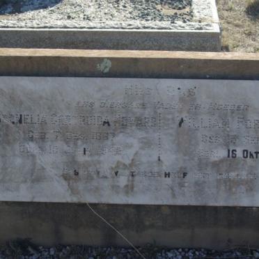 HOWARD William Ford 1861-1941 &amp; Cornelia Gertruida 1867-1940