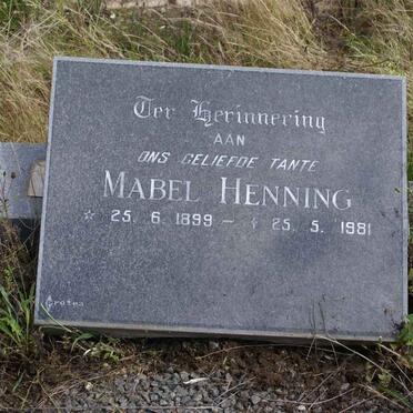 HENNING Mabel 1899-1981