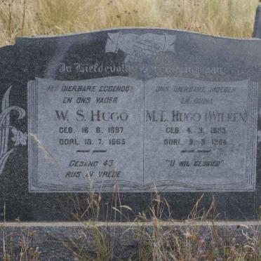 HUGO W.S. 1897-1965 &amp; M.E. WILKEN 1895-1964