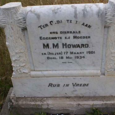 HOWARD M.M. nee MEYER 1901-1934