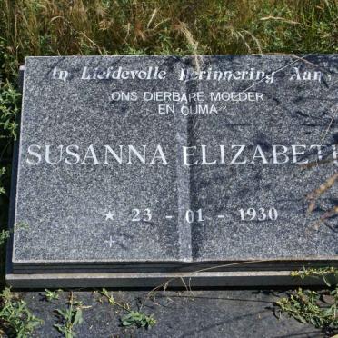HEYNS Susanna Elizabeth 1930-
