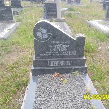 LIEBENBERG Petrus Jurgens 1900-1959