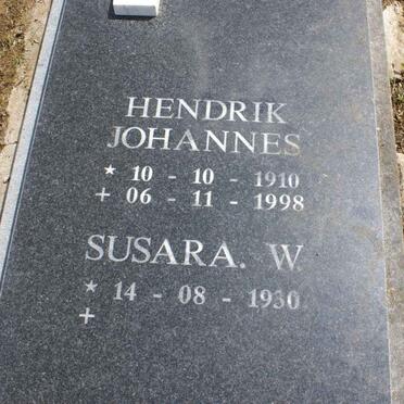LABUSCHAGNE Hendrik Johannes 1910-1998 &amp; Susara W. 1930-