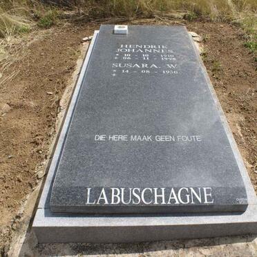 LABUSCHAGNE Hendrik Johannes 1910-1998 &amp; Susara W. 1930-