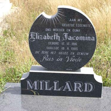 MILLARD Elizabeth Jacomina 1916-1985