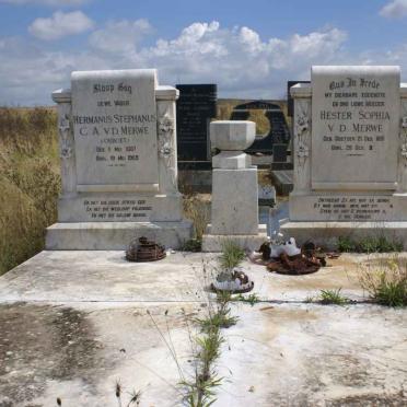 MERWE Hermanus Stephanus C.A., v.d. 1887-1959 &amp; Hester Sophia COETZER 1891-19??