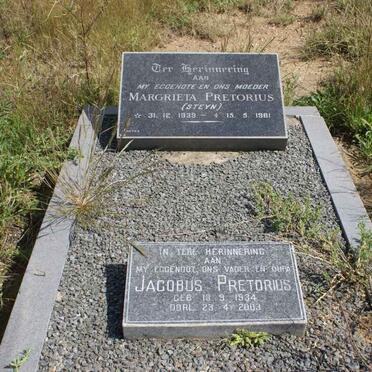 PRETORIUS Jacobus 1934-2003 &amp; Margrieta STEYN 1939-1981