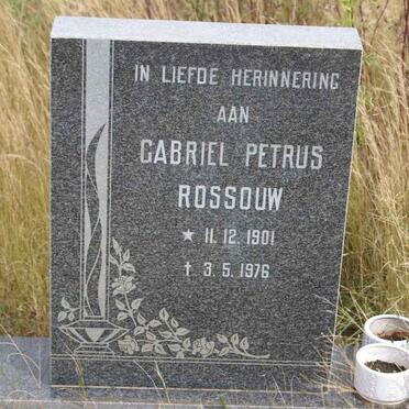 ROSSOUW Gabriel Petrus 1901-1976