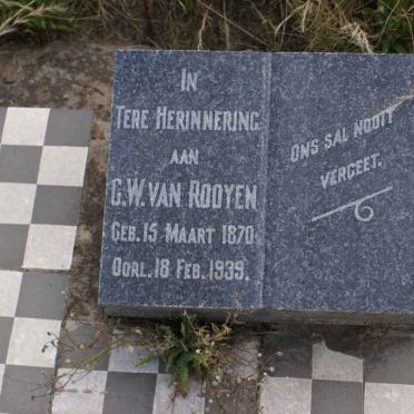 ROOYEN G.W. 1870-1939