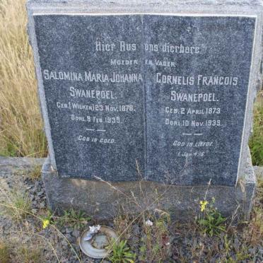 SWANEPOEL Cornelis Francois 1873-1939 &amp; Salomina Maria Johanna WILKEN 1878-1939