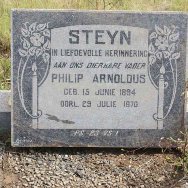 STEYN Philip Arnoldus 1894-1970