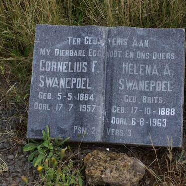 SWANEPOEL Cornelius F. 1884-1957 &amp; Helena A. BRITS 1888-1963