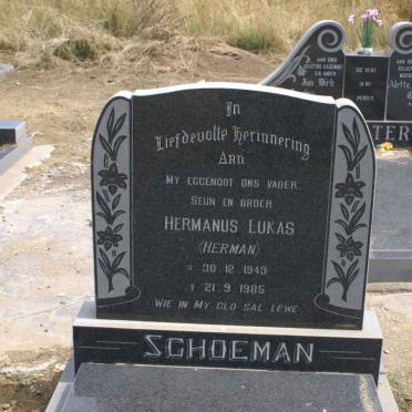 SCHOEMAN Hermanus Lukas 1949-1985