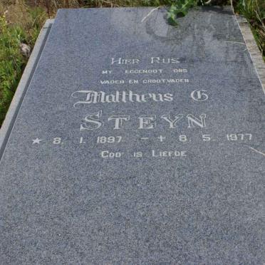 STEYN Mattheus C. 1897-1977