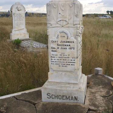 SCHOEMAN Gert Johannes 1873- &amp; Margaretha Jacoba JANSE VAN RENSBURG 1869-1949 