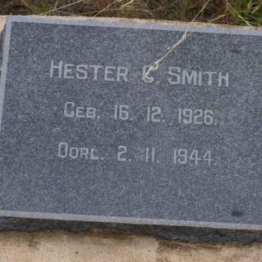 SMITH Hester C. 1926-1944