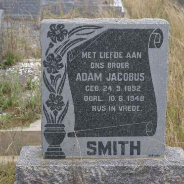 SMITH Adam Jacobus 1892-1948