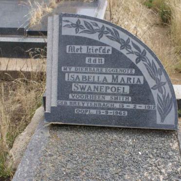SWANEPOEL Isabella Marie, formerly SMITH, nee BREYTENBACH 1912-1965