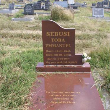 SEBUSI Toba Emmanuel 1946-2007