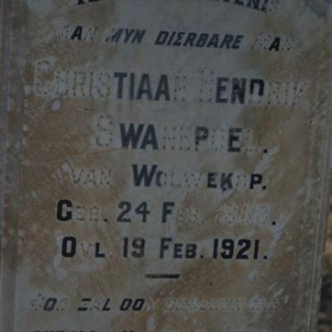 SWANEPOEL Christiaan Hendrik 1858-1921