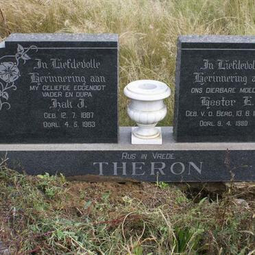 THERON Izak J. 1887-1963 &amp; Hester E. V.D. BERG 1896-1980