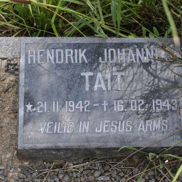TAIT Hendrik Johannes 1942-1943