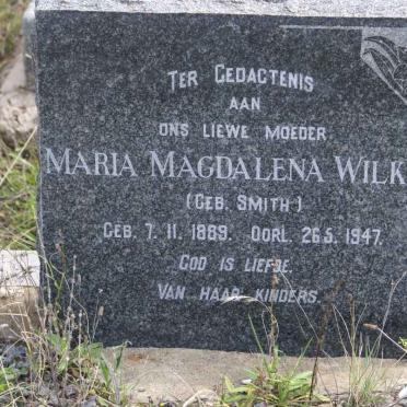 WILKEN Maria Magdalena nee SMITH 1889-1947
