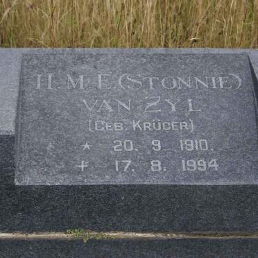 ZYL H.M.E., van nee KRUGER 1910-1994