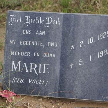 ?? Marie nee VOGEL 1925-1992