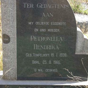 ?? Petronella Hendrika nee TEMPELHOFF 1939-1966