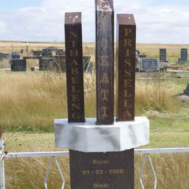 ? Nthabeleng Mokati Prissella 1968-1999  