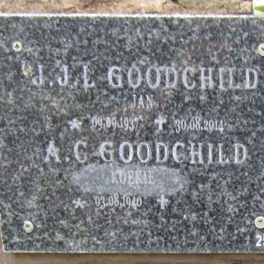 GOODCHILD J.J.L. 1937-2014 &amp; A.C. 1940-