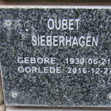 SIEBERHAGEN Oubet 1930-2016