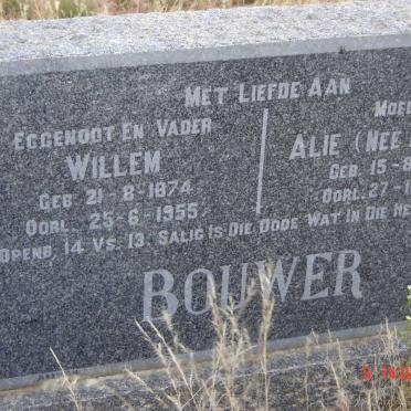 BOUWER Willem 1874-1955 &amp; Alie LANDMAN 1878-1969