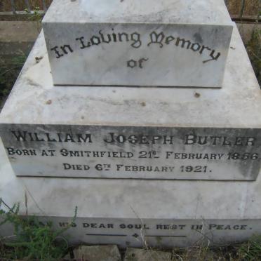 BUTLER William Joseph 1856-1921