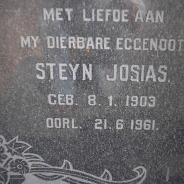 BOTHMA Steyn Josias 1903-1961